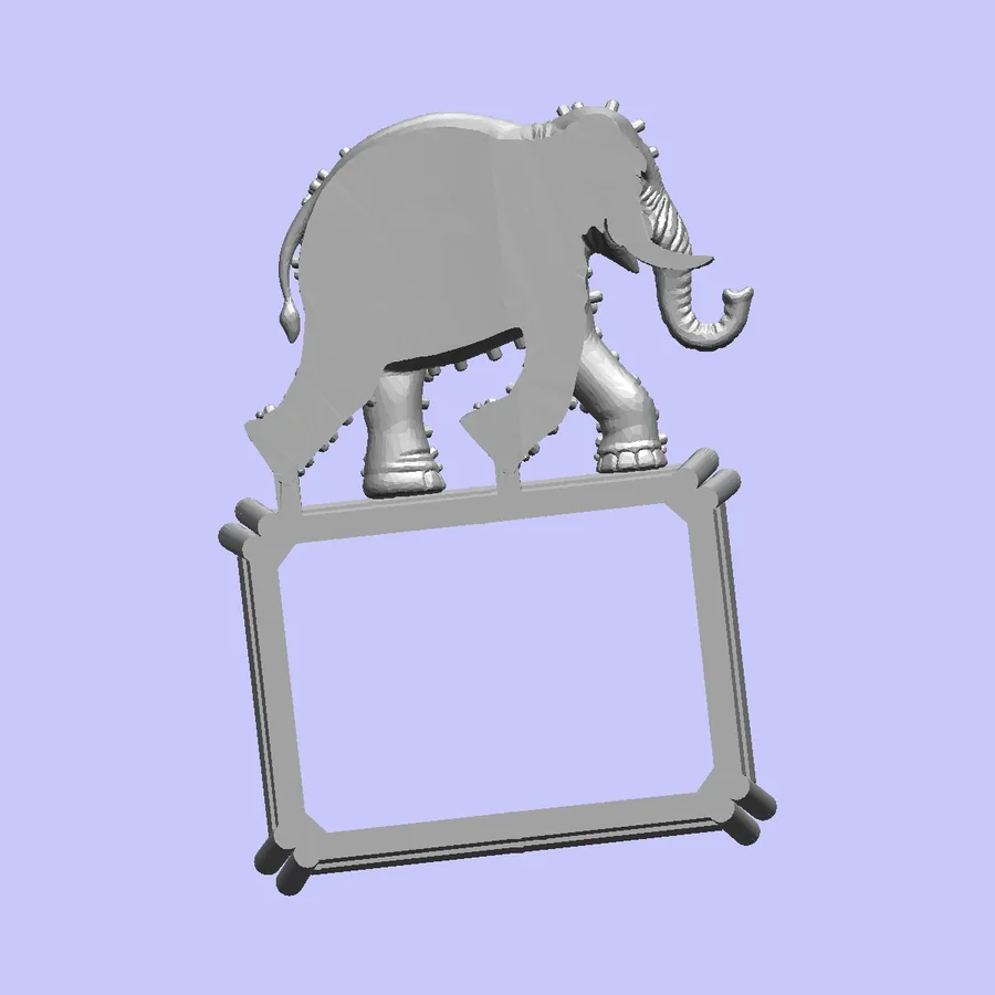 ELEPHANT BROOCH — angle 1