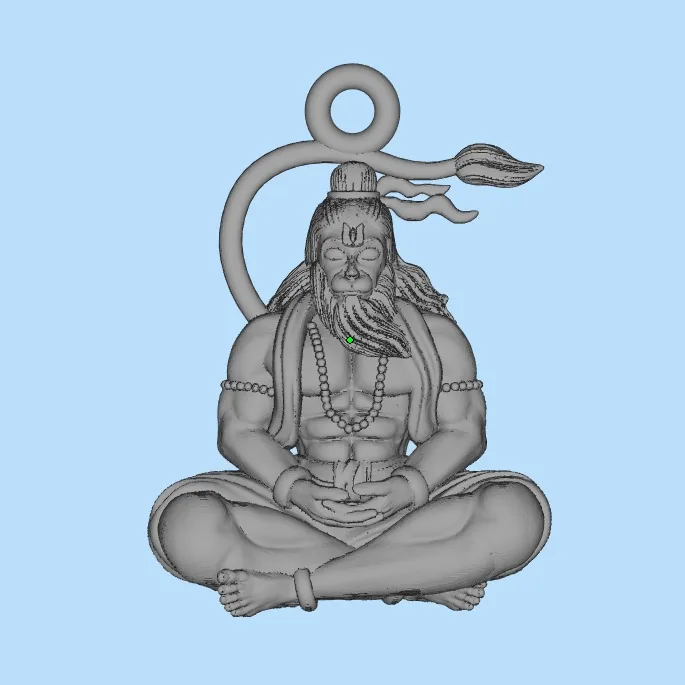 Hanuman ji Pandent — angle 1