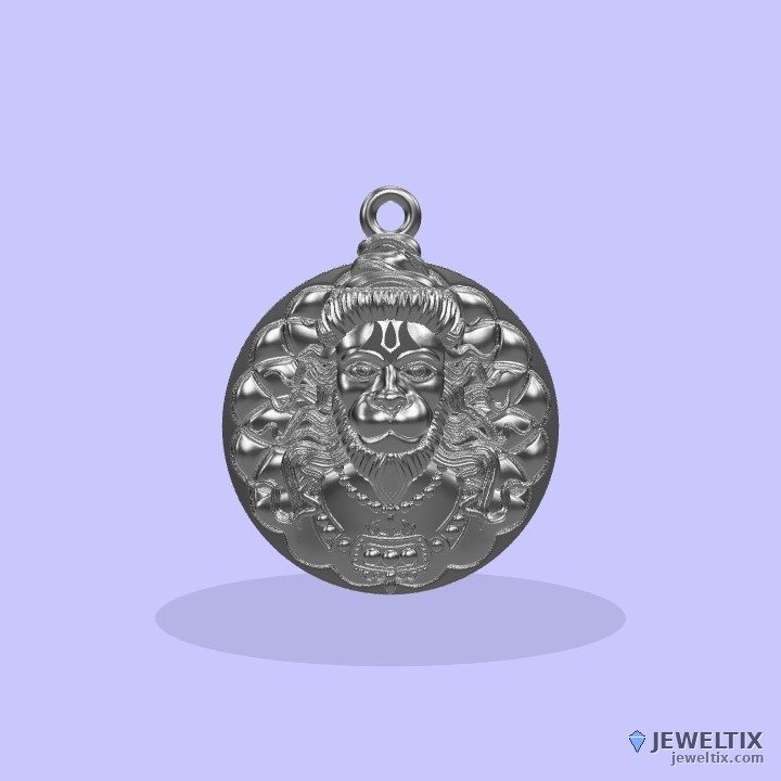 Hanuman Pendant — angle 1